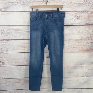 1822 Denim Adrianna Mid Rise Skinny Ankle Jeans Size 10